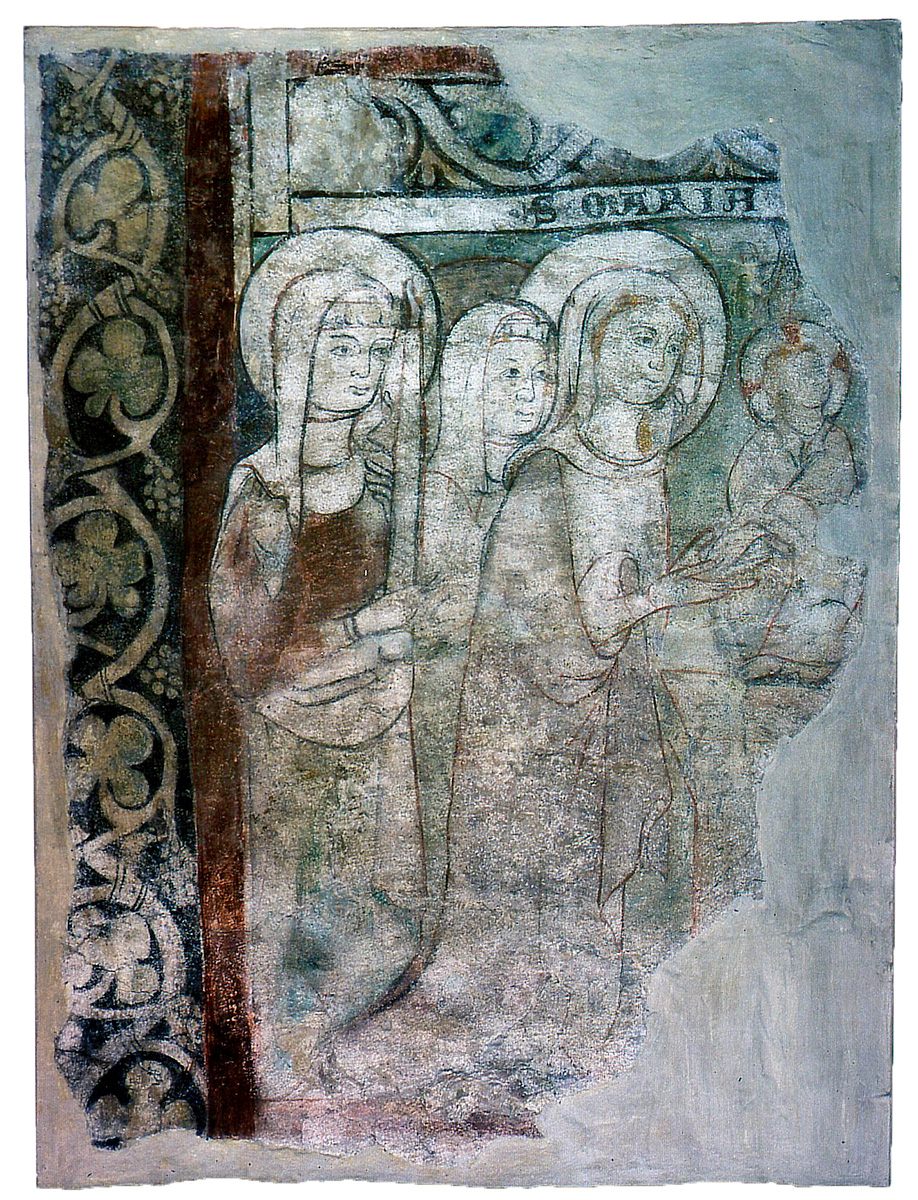 Freske: Darbringung von Jesus im Tempel