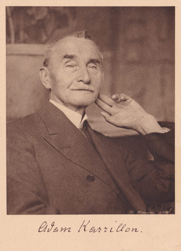 Dr. Adam Karrillon, Arzt, Schriftsteller und Ehrenbürger Dr. Adam Karrillon, Arzt, Schriftsteller und Ehrenbürger (Fotografie)