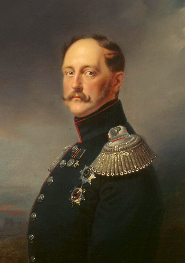 Zar Alexander I. Pawlowitsch. Portraitgemälde von Franz Krüger