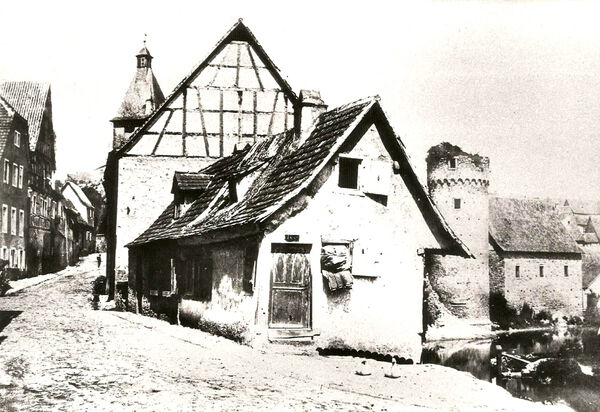 Knudsen_02 Blick aus dem Müllheimer Tal auf die Stadt (1864)