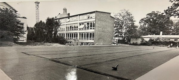 Gymnasium_05 Der erste Erweiterungsbau des Gymnasiums von 1954.