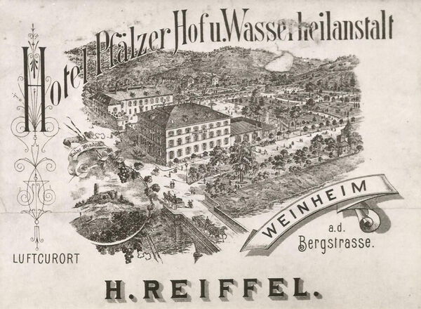 „Pfälzer Hof” Hotel „Pfälzer Hof” Hotel (zeitgenössische Werbeanzeige)