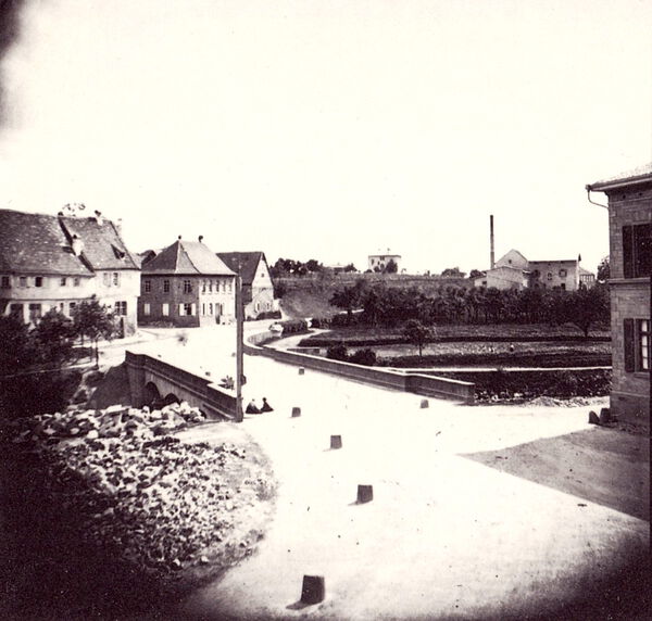 Knudsen_04 Das älteste Bild der Stadt Weinheim (1862)