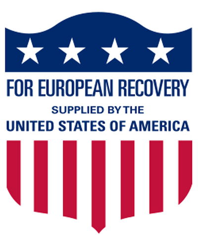 Amerikanisches Signet: For European Recovery Program
