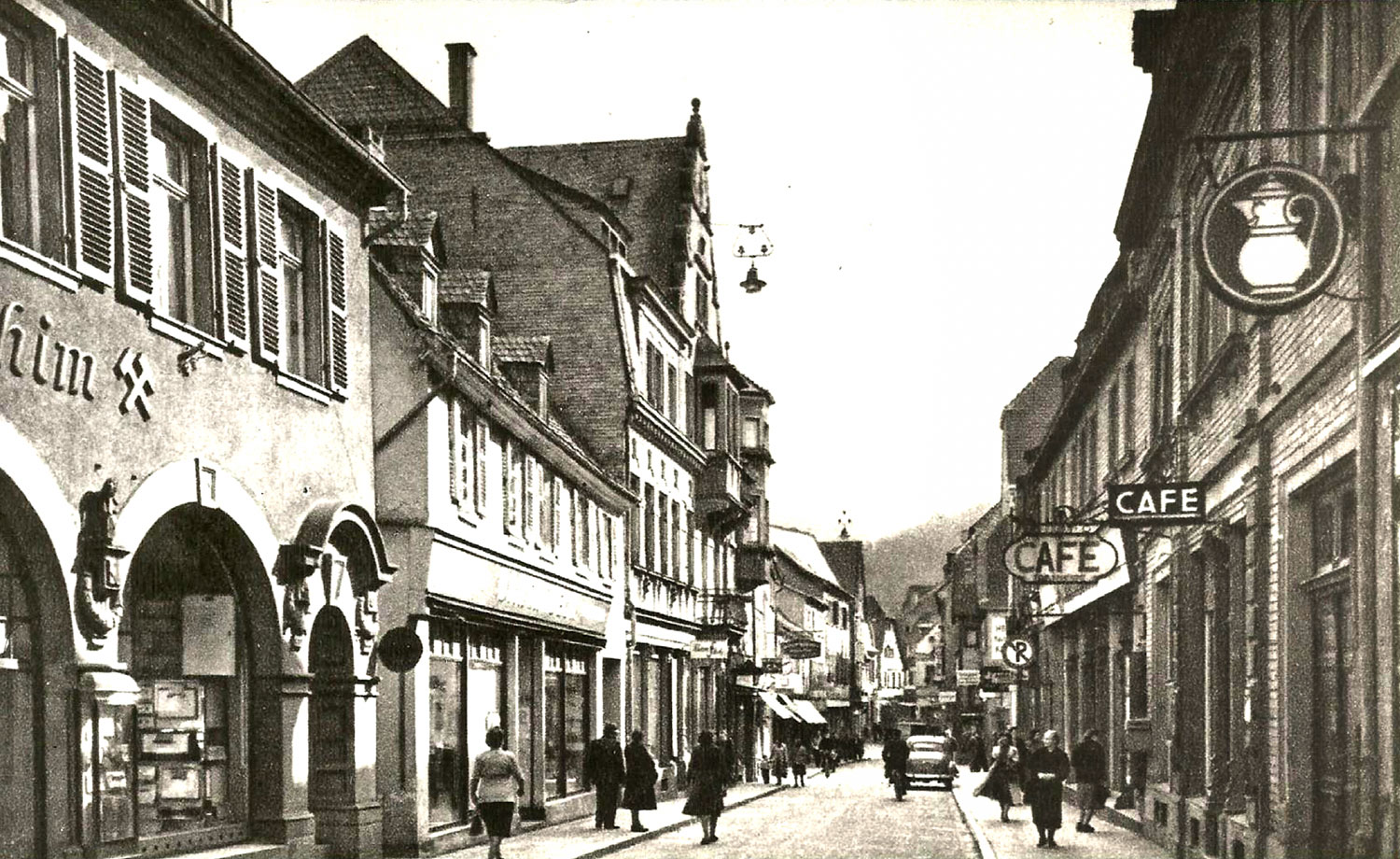 Blick in die Hauptstraße.